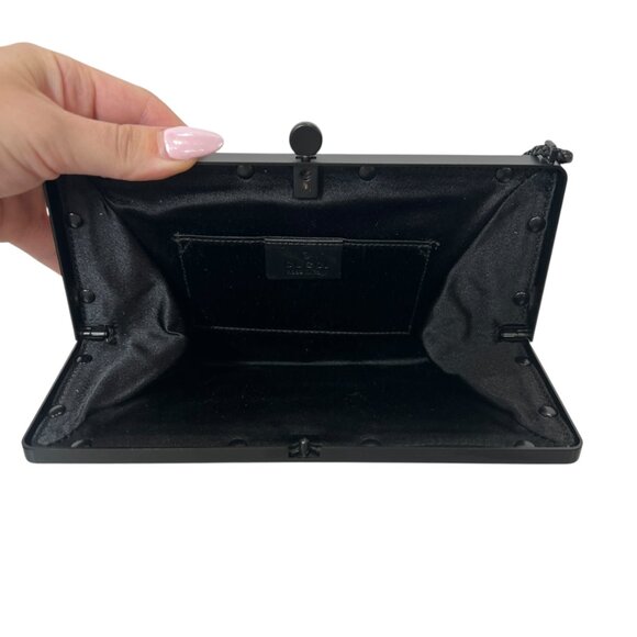 Gucci VINTAGE '03 Black Satin Pleated Multi Embroidered Tassel Mini Shoulder Bag - Picture 10 of 12